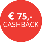 €75,- cashback AEG 