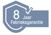 8 jaar fabrieksgarantie Liebherr